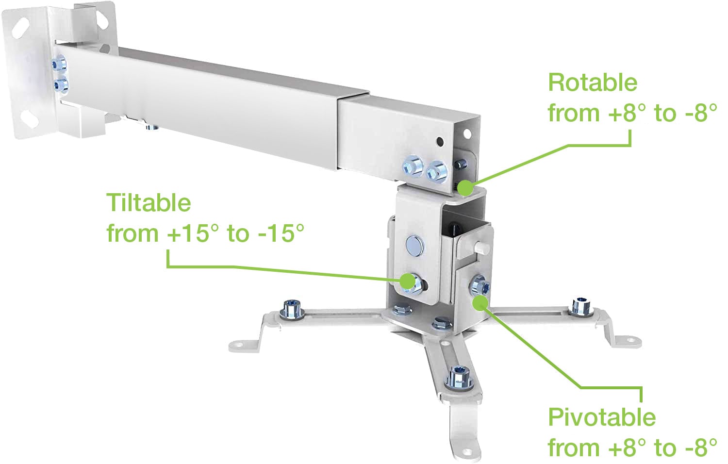 Universal bracket for Silver Wall/Soffit Headlights - Techly ICA-PM 16