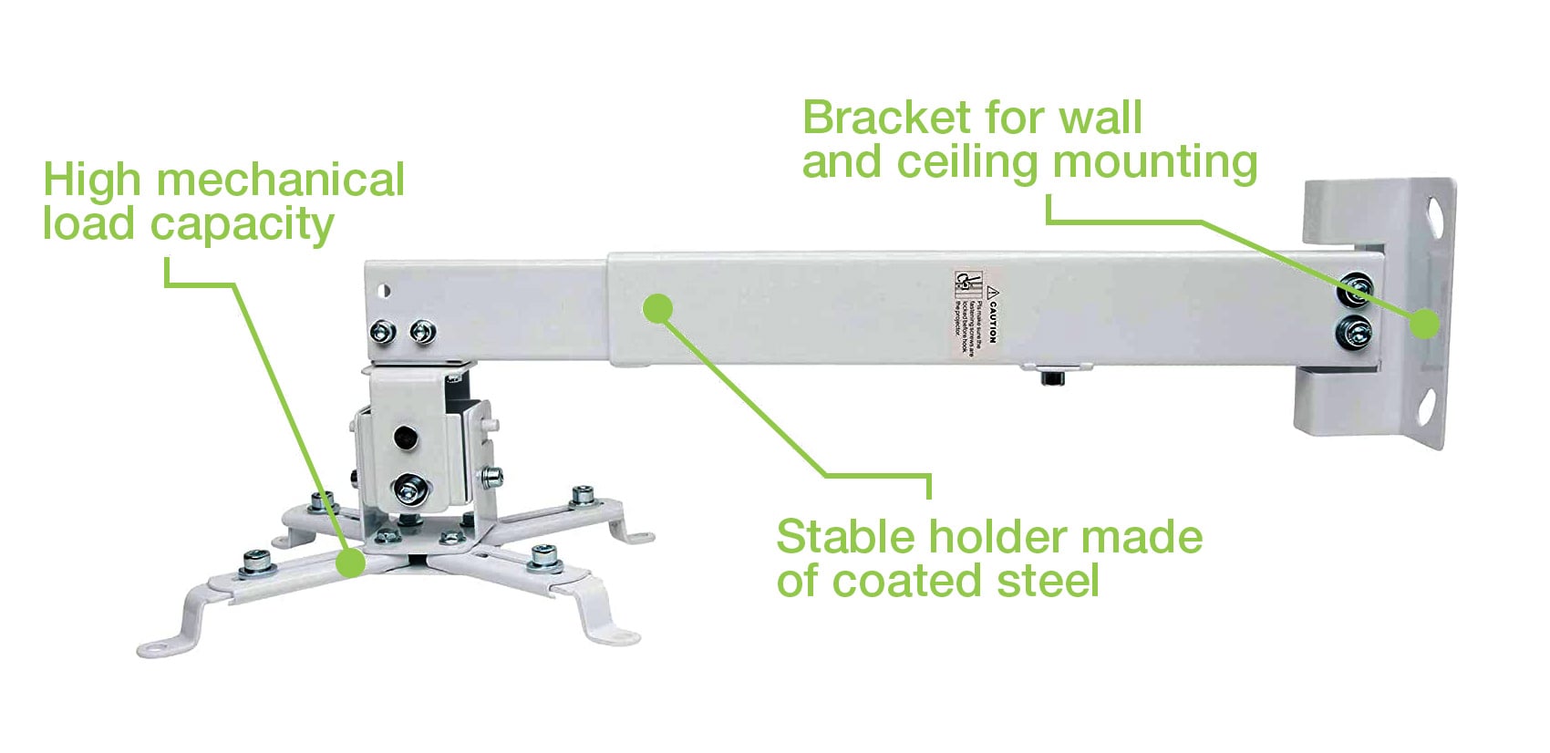 Universal bracket for Silver Wall/Soffit Headlights - Techly ICA-PM 16