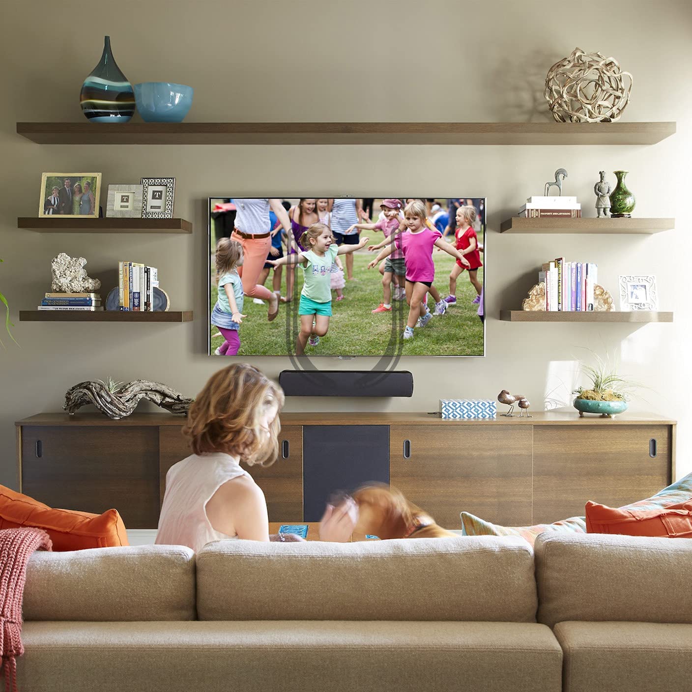 Supporto per Soundbar Sopra o Sotto TV 32-70'' - Techly NP ICA-SP-SB01