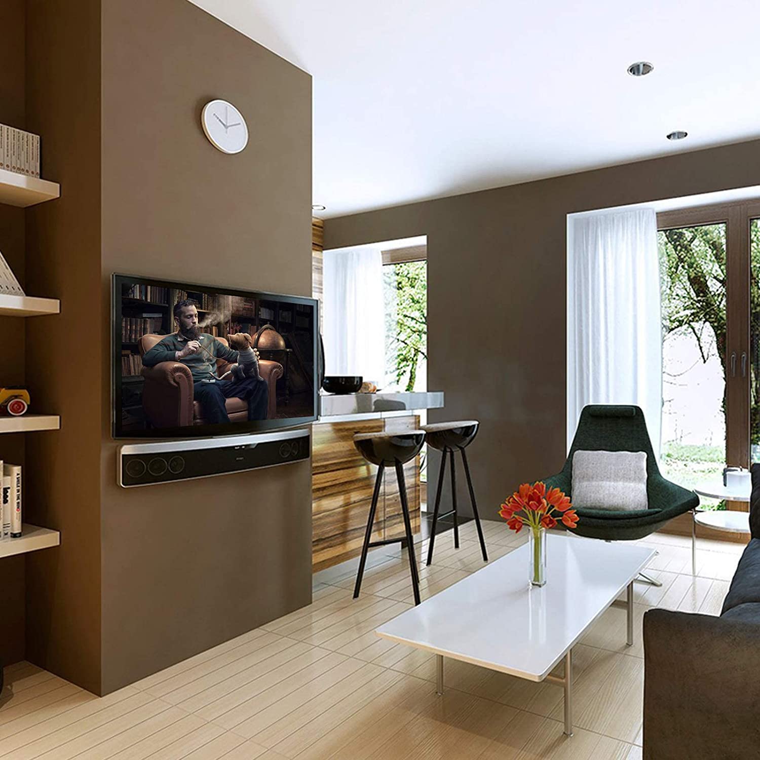 Supporto per Soundbar Sopra o Sotto TV 32-70'' - Techly NP ICA-SP-SB01