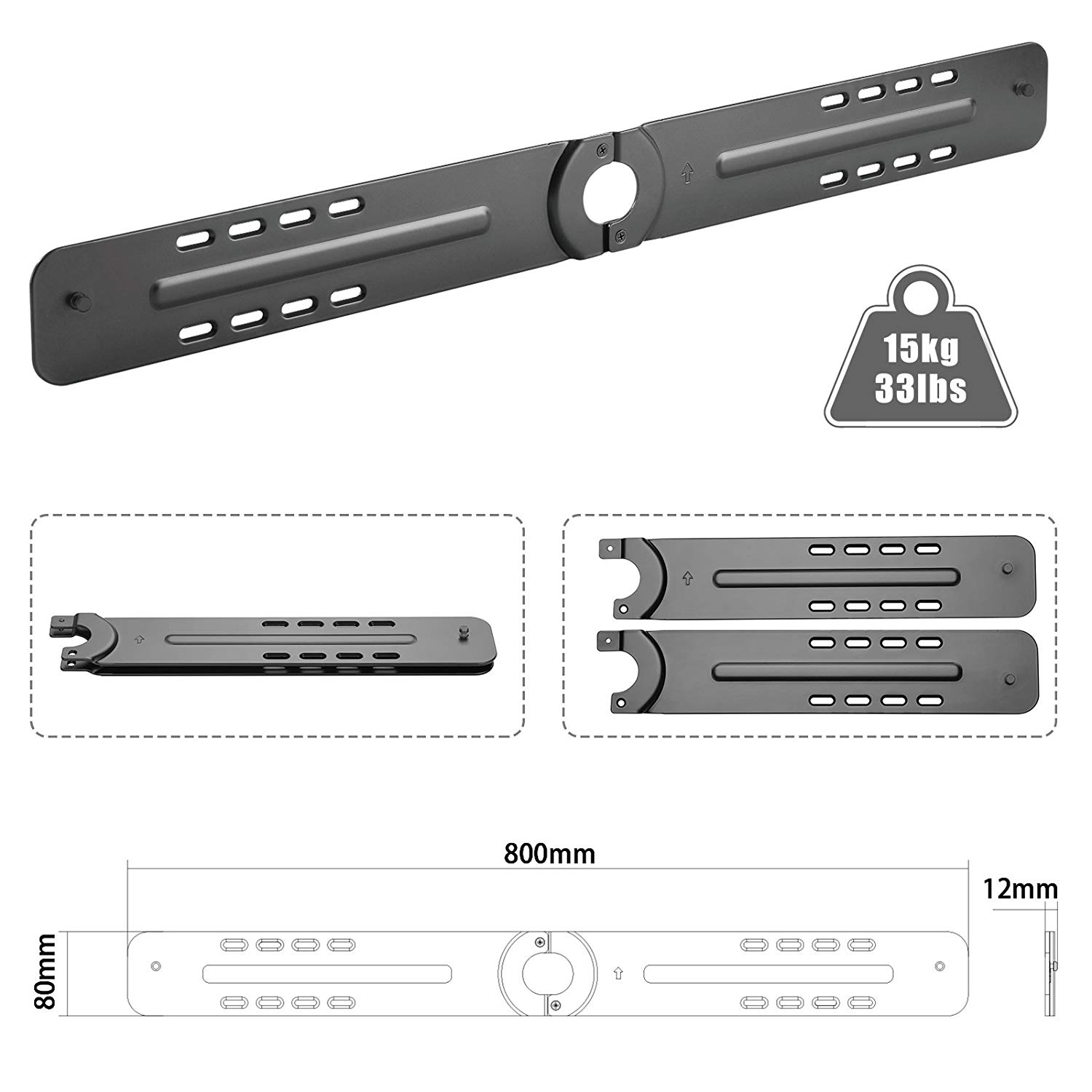 Supporto per Soundbar Sonos® da Parete - Techly NP ICA-SP-SB02