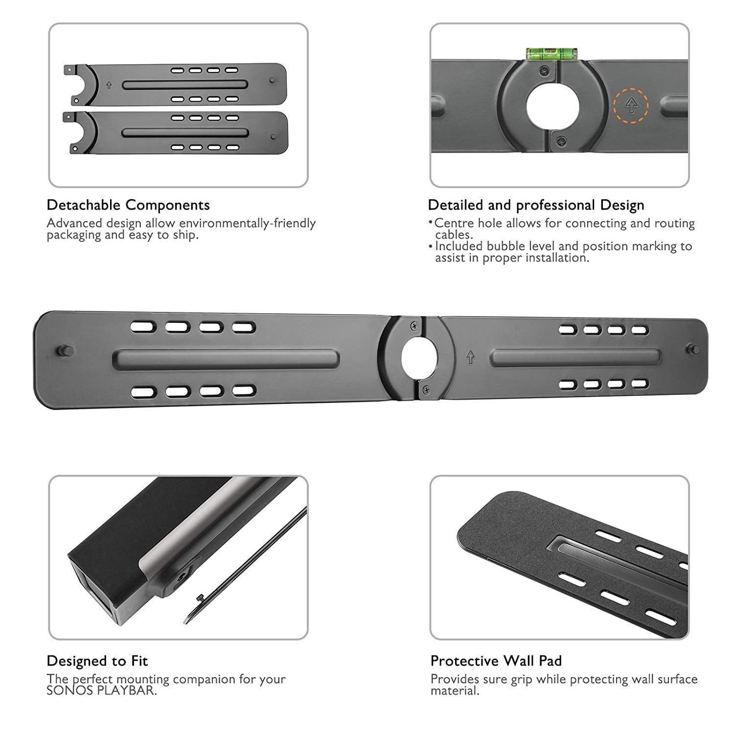 Supporto per Soundbar Sonos® da Parete - Techly NP ICA-SP-SB02
