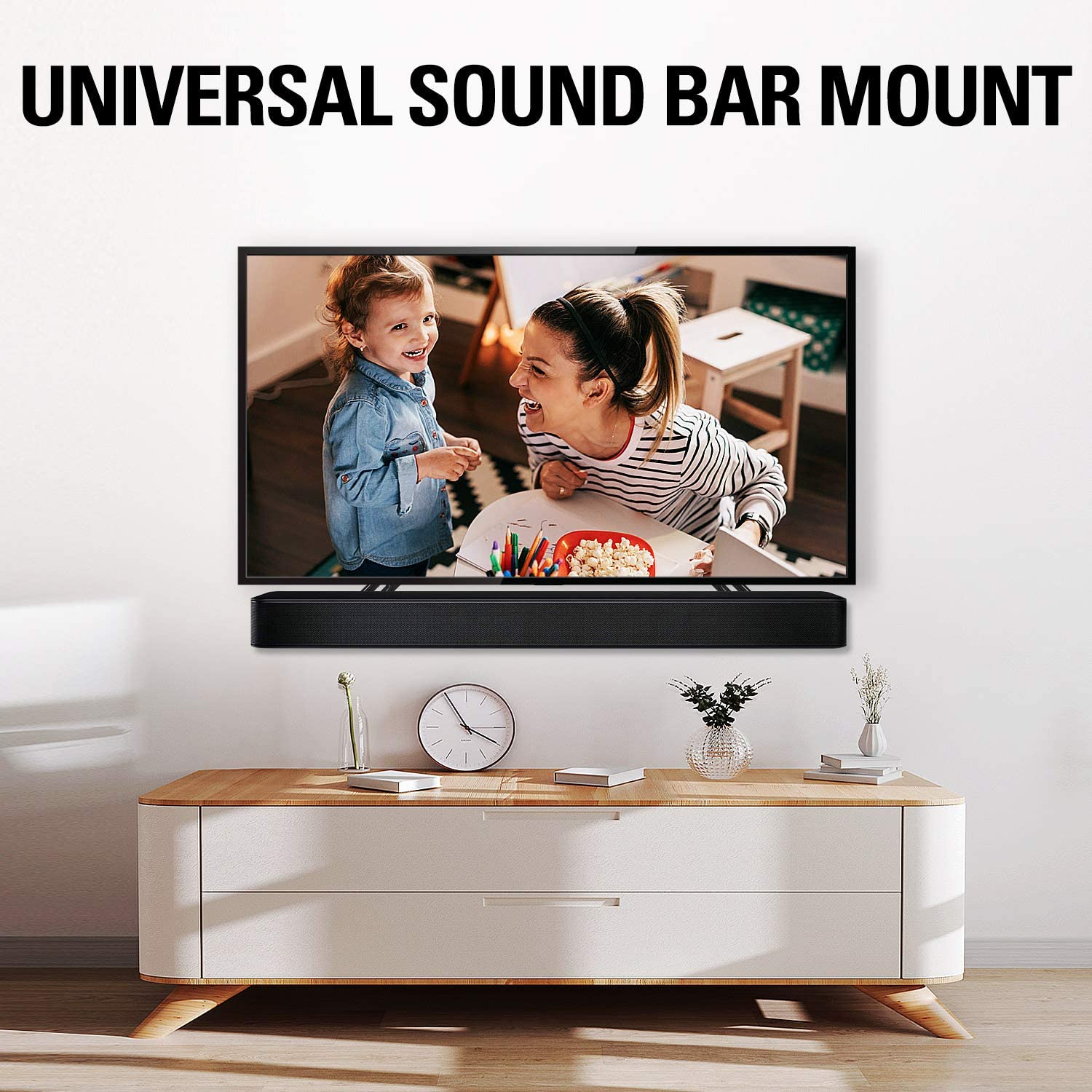 Supporto per Soundbar Sopra o Sotto TV 23-65'' - Techly NP ICA-SP-SB03