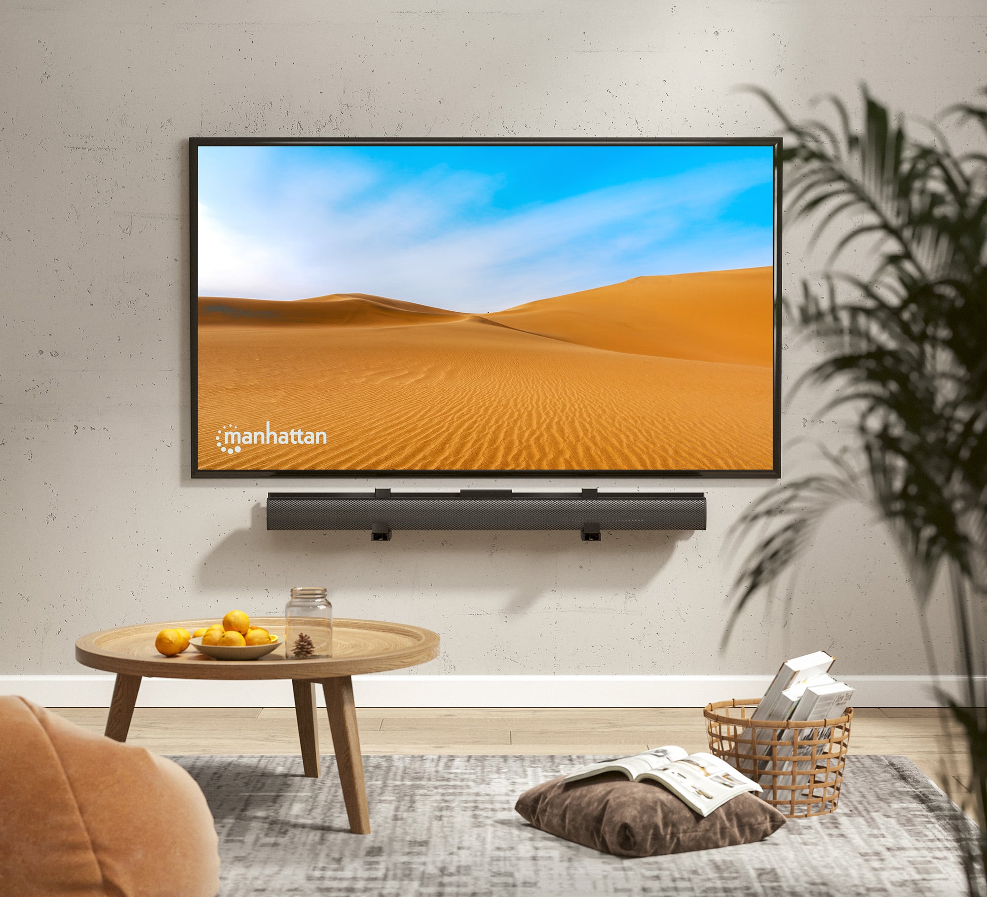 Supporto Universale per Soundbar da Muro Max VESA 800x400 - Manhattan ICA-SP-SB05