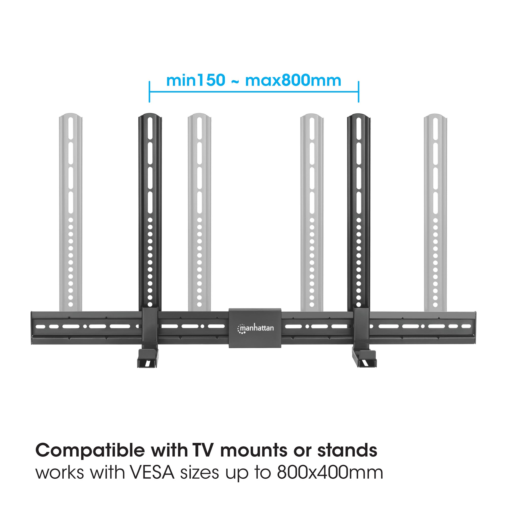 Supporto Universale per Soundbar da Muro Max VESA 800x400 - Manhattan ICA-SP-SB05