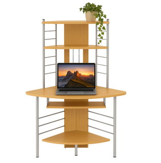Desk for Computer Angular Beech - Techly ICA-TB 1010