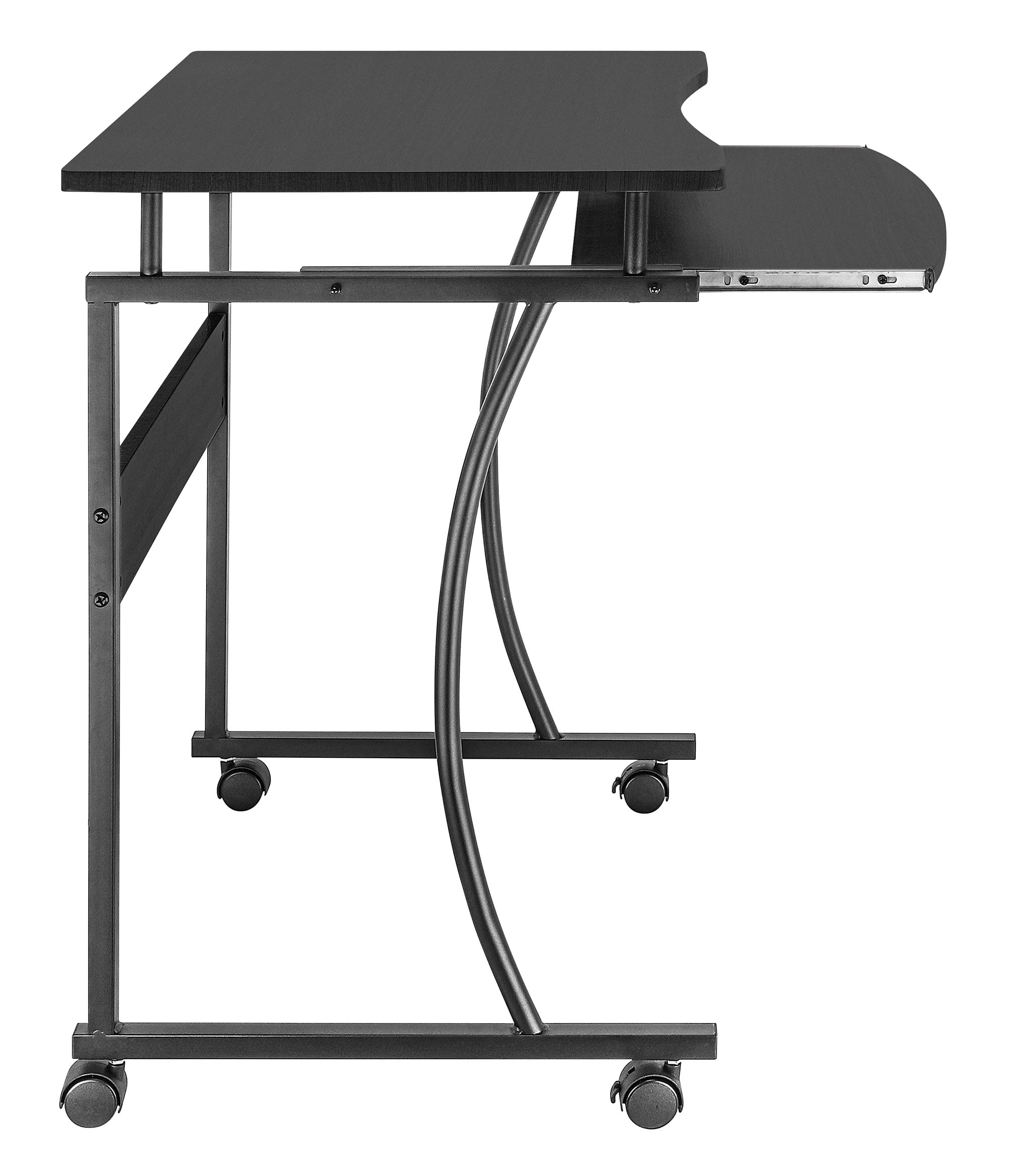 Scrivania Compatta con Ripiano Estraibile per Tastiera - Techly ICA-TB 131B
