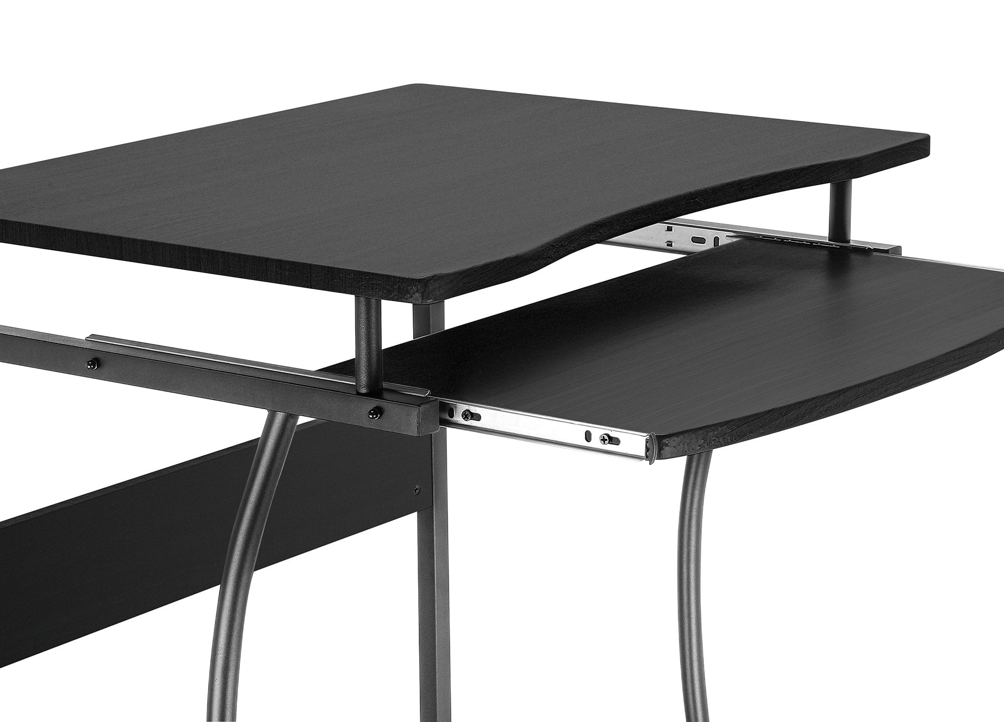 Scrivania Compatta con Ripiano Estraibile per Tastiera - Techly ICA-TB 131B