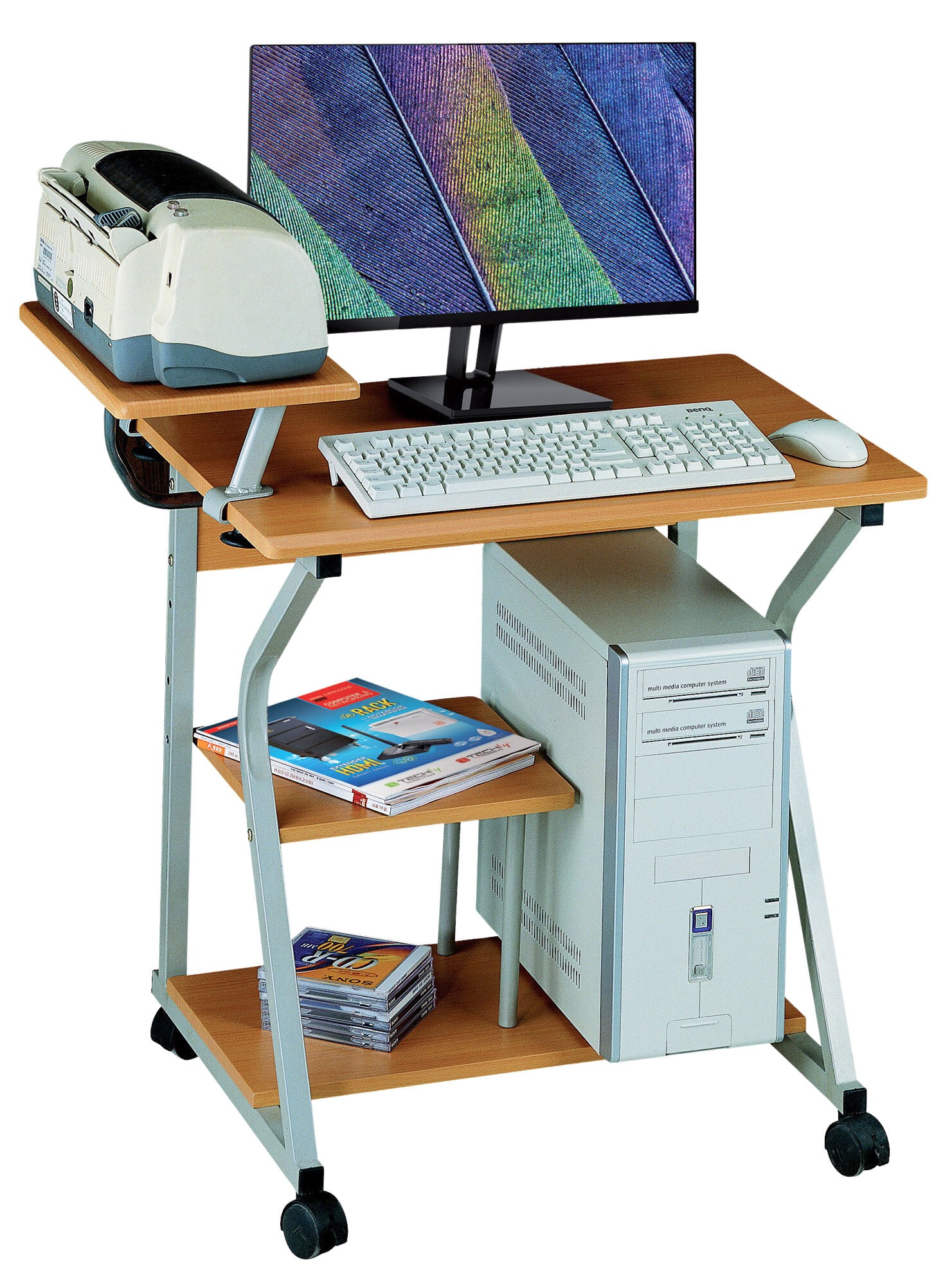 Scrivania per Computer Compact - Techly ICA-TB 218