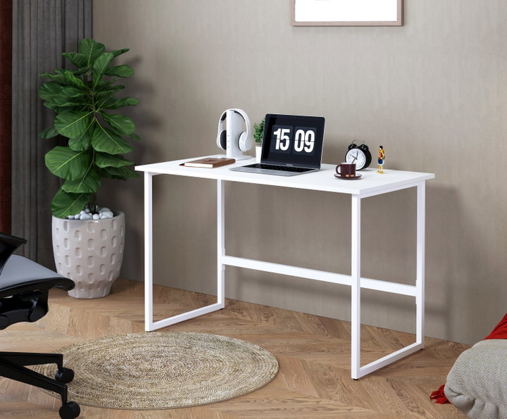 Scrivania per computer design moderno, area 1200x600 mm, colore bianco - Techly ICA-TB 3545W