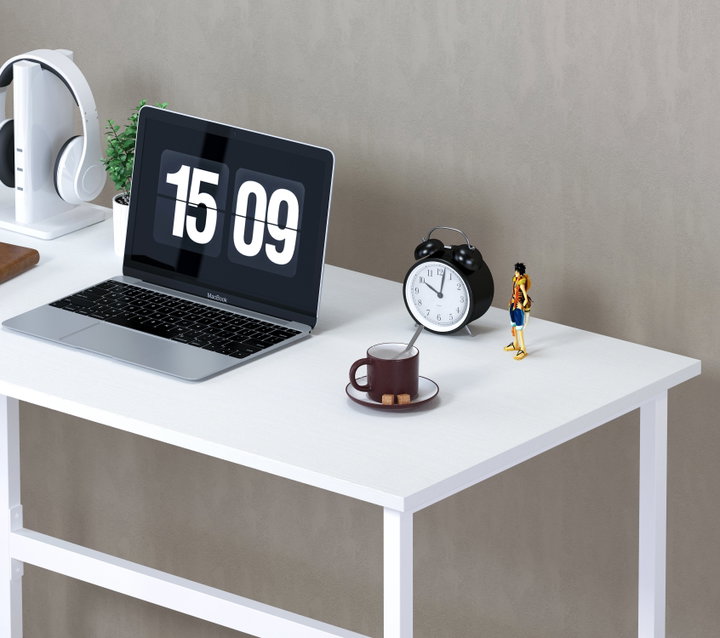 Scrivania per computer design moderno, area 1200x600 mm, colore bianco - Techly ICA-TB 3545W