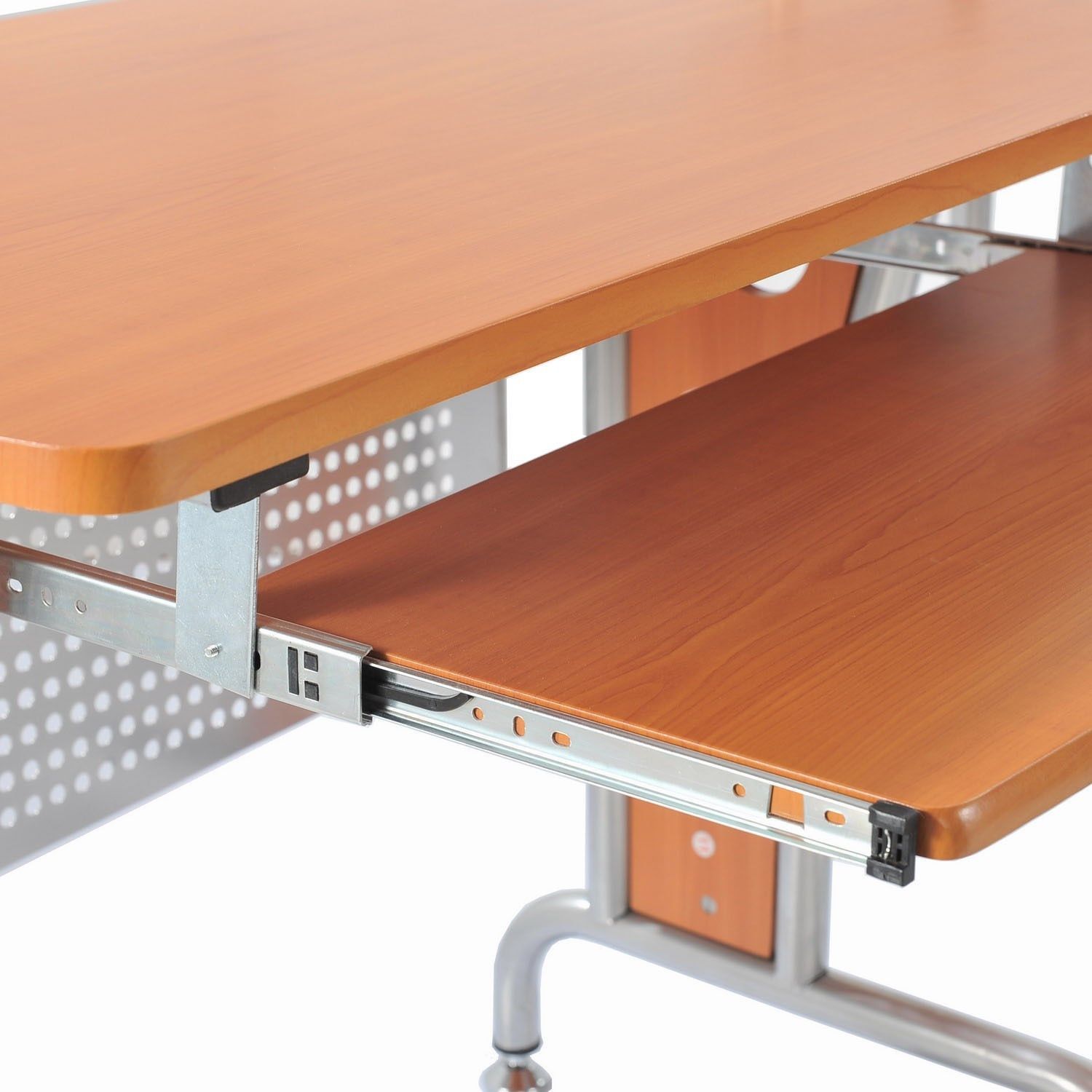 Scrivania per Computer Angolare in Ciliegio - Techly ICA-TB 3806A