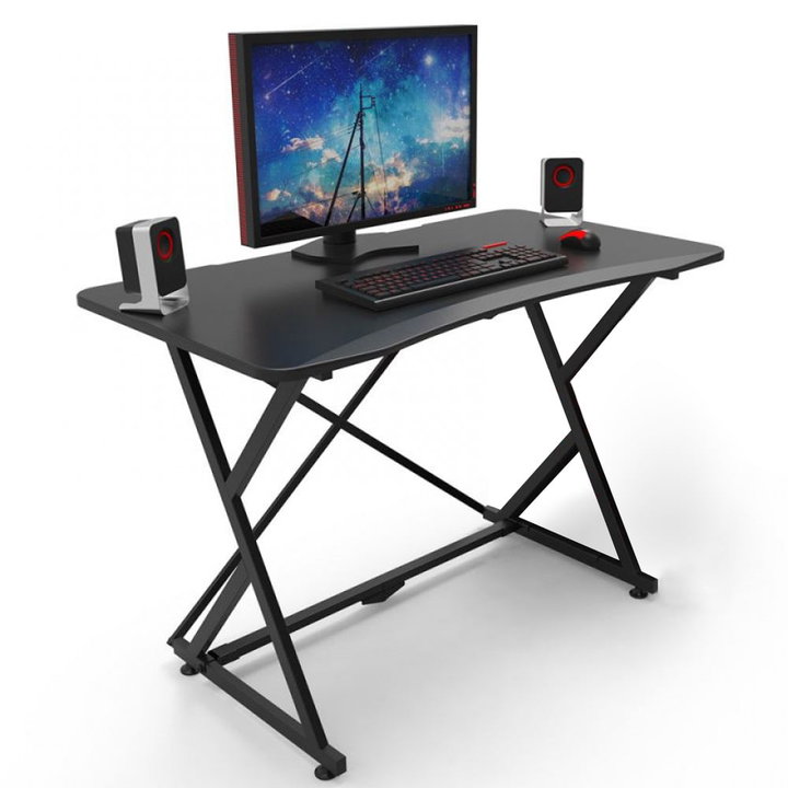 Scrivania gaming ergonomica 110 cm nero - Techly ICA-TB ESG01