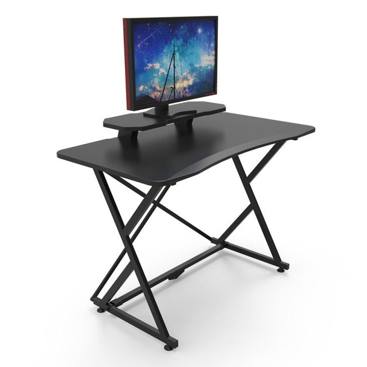 Scrivania gaming ergonomica 110 cm nero - Techly ICA-TB ESG01
