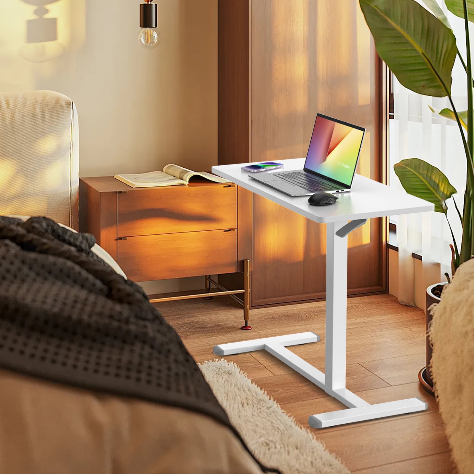 Sit-Stand Compact Desk with Adjustable Height - Techly ICA-TB TPM- 11