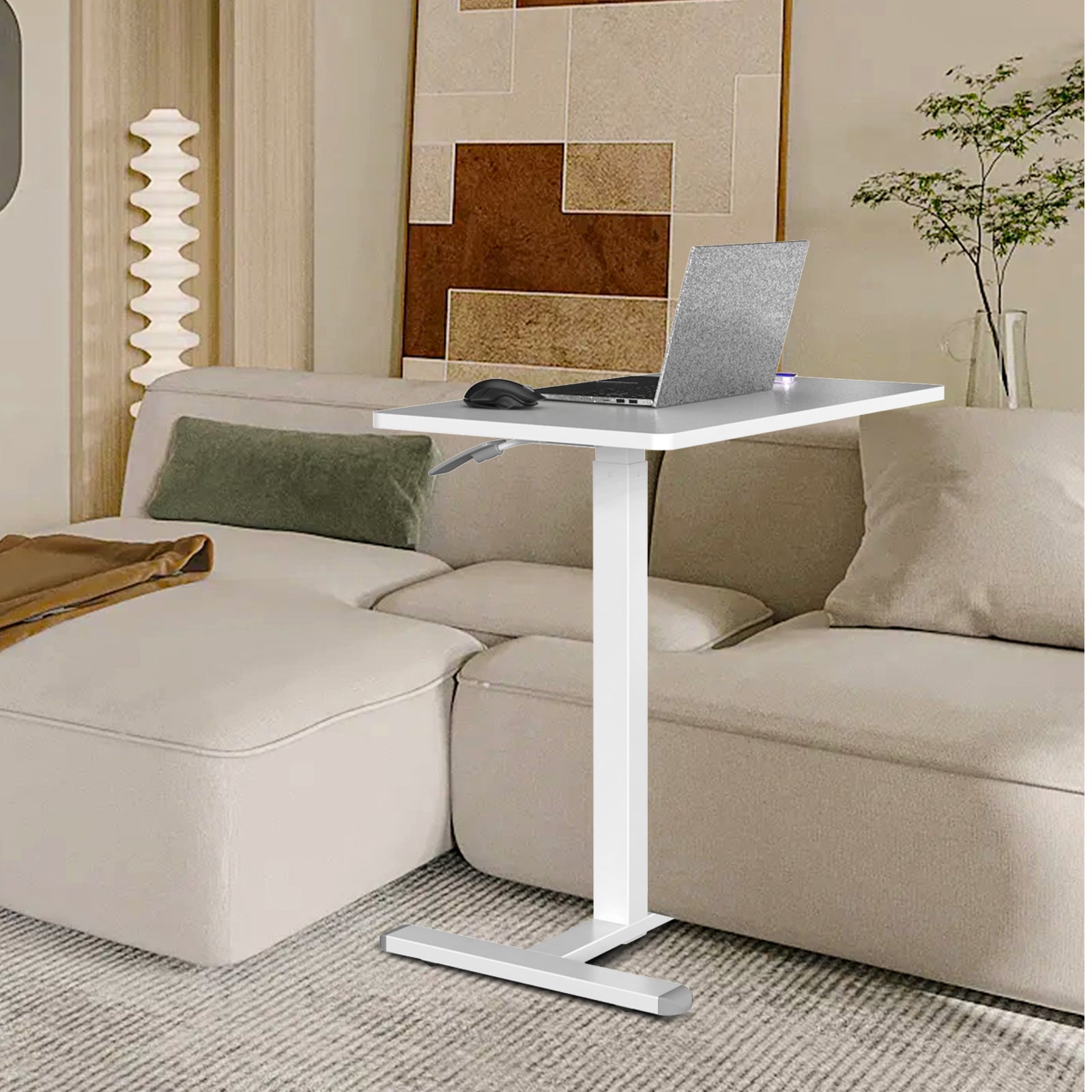 Sit-Stand Compact Desk with Adjustable Height - Techly ICA-TB TPM- 11