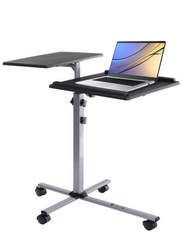 Carrello per Proiettore e Notebook a Due Ripiani Regolabile in Altezza - Techly ICA-TB TPM-2