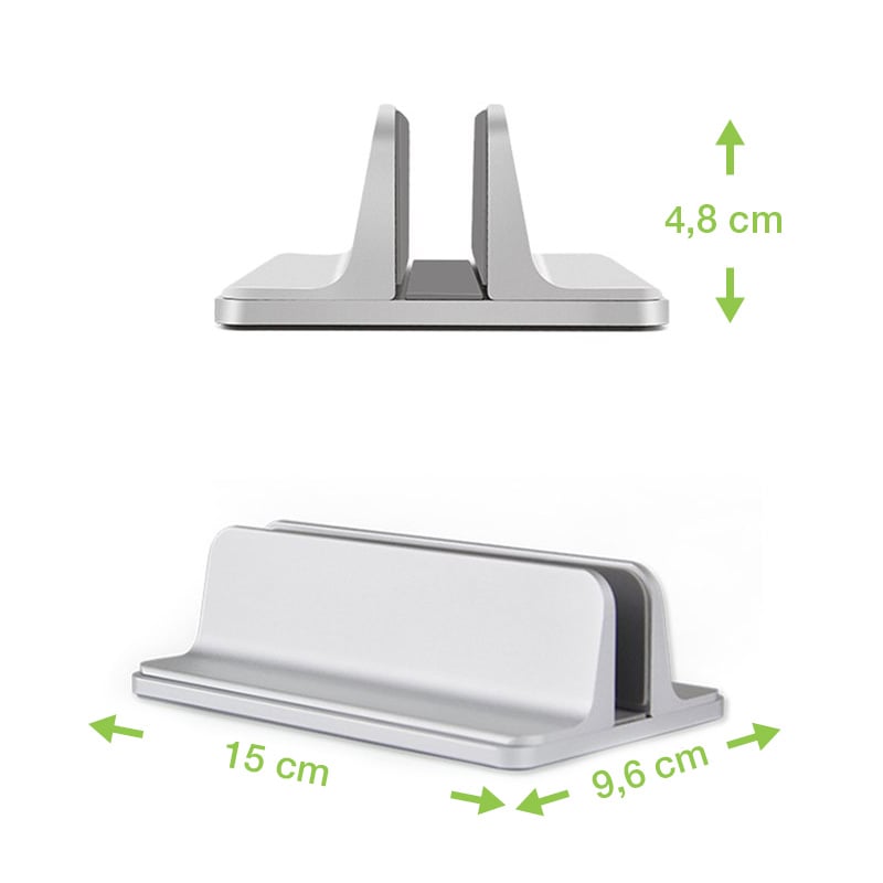 Supporto Verticale per Notebook in Alluminio - Techly ICA-TBL 010