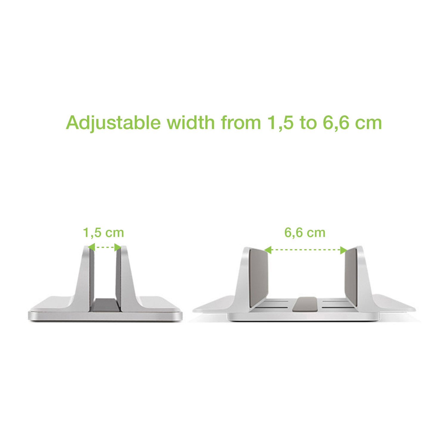 Supporto Verticale per Notebook in Alluminio - Techly ICA-TBL 010