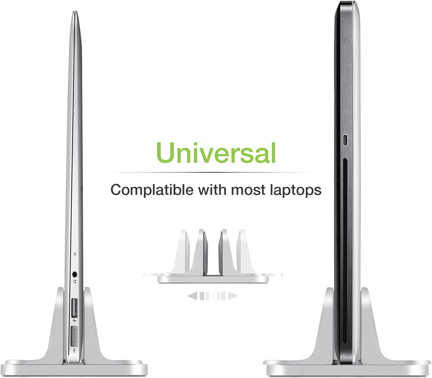 Supporto Verticale per Notebook in Alluminio - Techly ICA-TBL 010
