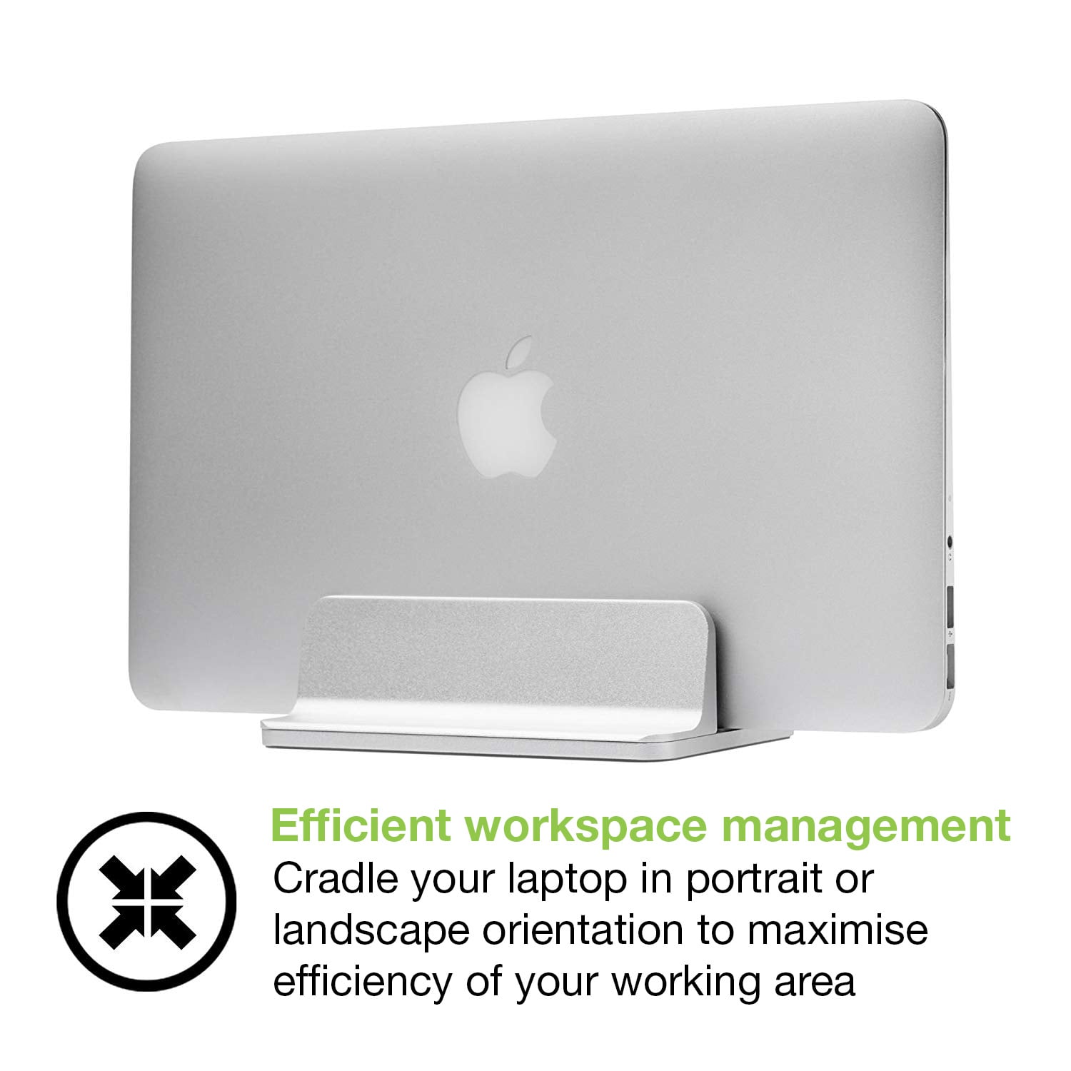 Supporto Verticale per Notebook in Alluminio - Techly ICA-TBL 010
