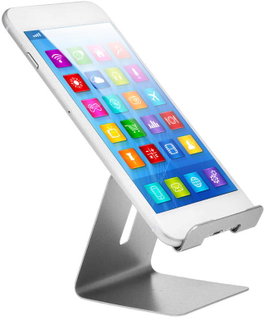 Aluminum support for Universal Silver Smartphone and Tablet - Logilink ICA-TBL 122