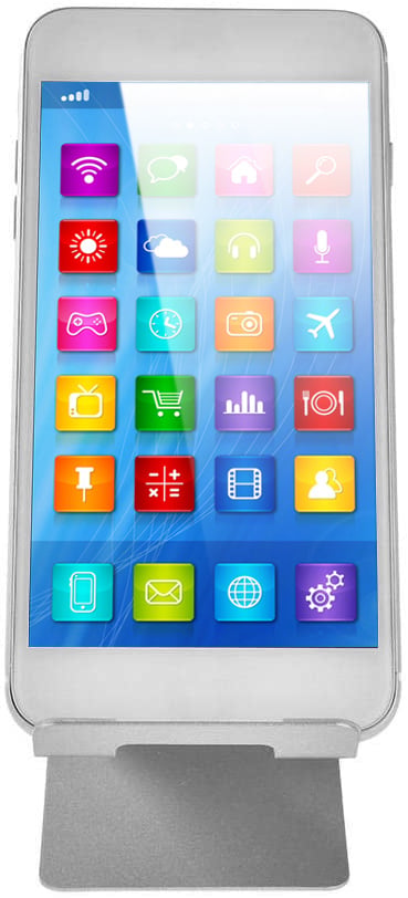 Aluminum support for Universal Silver Smartphone and Tablet - Logilink ICA-TBL 122