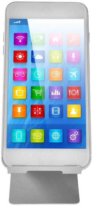 Supporto in Alluminio per Smartphone e Tablet Universale Silver - Logilink ICA-TBL 122