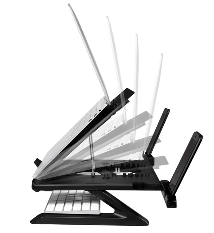 Supporto per Notebook e Tablet 10-15.6'' Ergonomico Nero - Logilink ICA-TBL 133