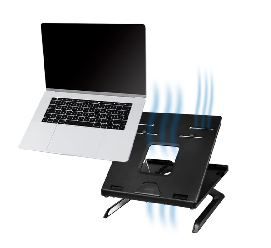 Supporto per Notebook e Tablet 10-15.6'' Ergonomico Nero - Logilink ICA-TBL 133