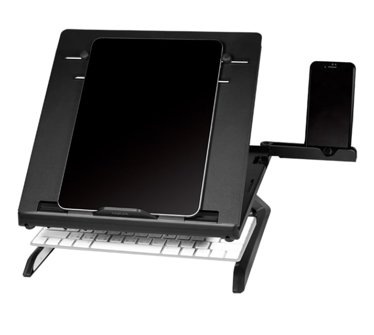 Supporto per Notebook e Tablet 10-15.6'' Ergonomico Nero - Logilink ICA-TBL 133