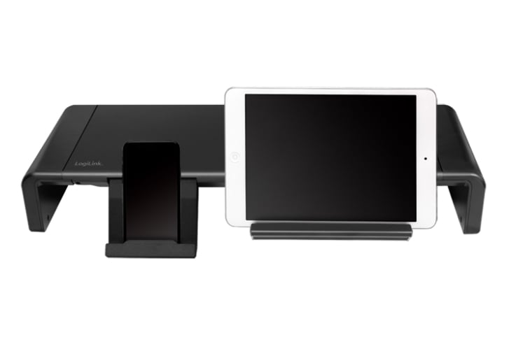 420 Adjustable Smartphone Monitor Support - 520 mm Black - Logilink ICA-TBL 140