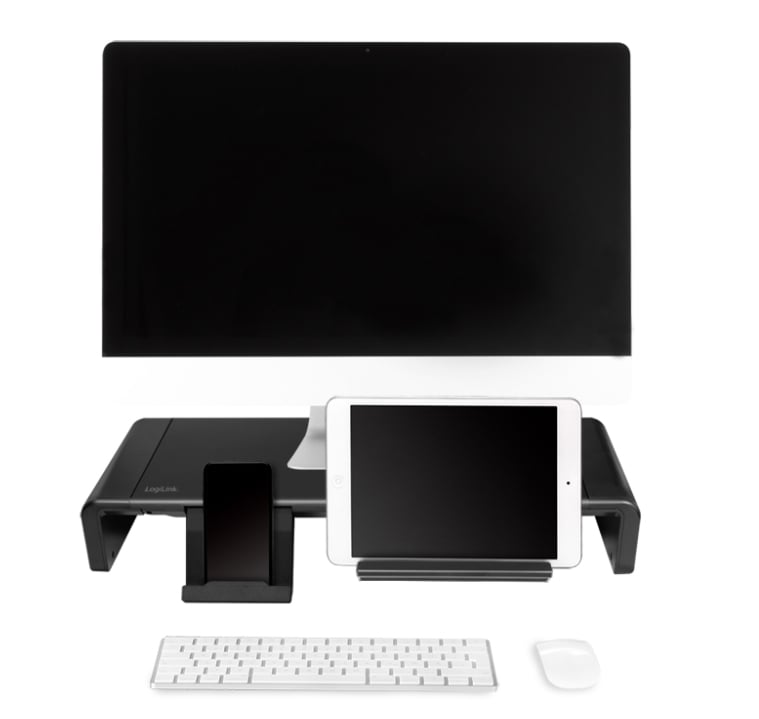 420 Adjustable Smartphone Monitor Support - 520 mm Black - Logilink ICA-TBL 140