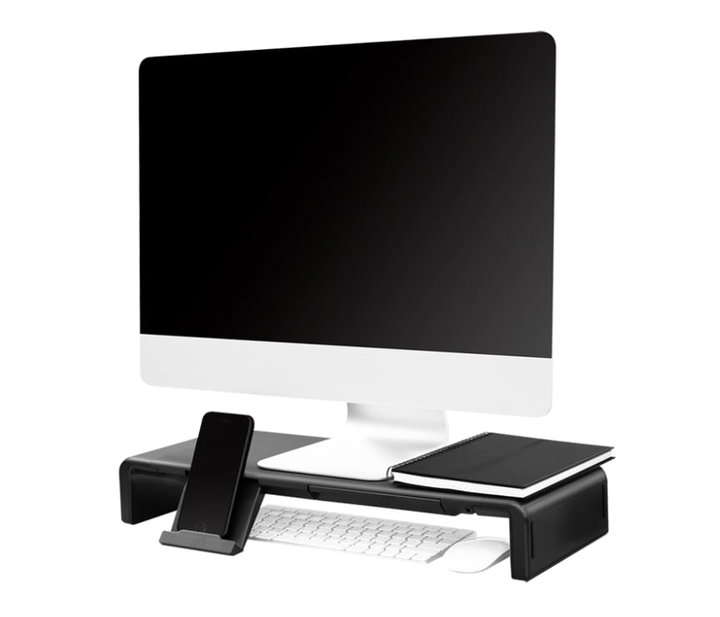 Supporto Monitor Smartphone Tablet Regolabile 420-520 mm Nero - Logilink ICA-TBL 140
