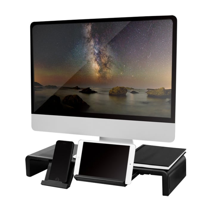 Supporto Monitor Smartphone Tablet Regolabile 420-520 mm Nero - Logilink ICA-TBL 140