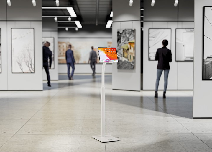Supporto da Pavimento Antifurto per Tablet 7,9-11" con Rotazione 360° - Manhattan ICA-TBL-345