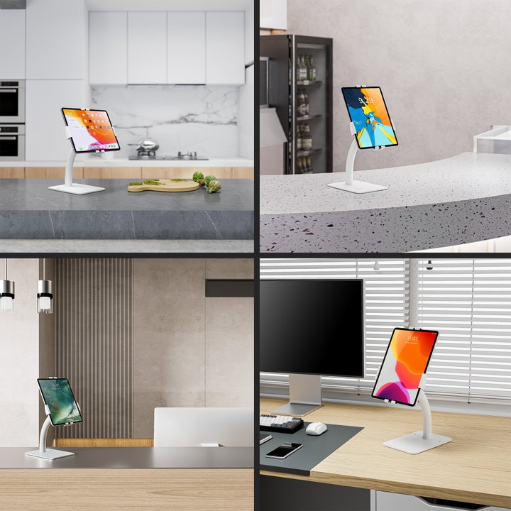 Supporto da Banco Antifurto per Tablet 7,9-11" con Rotazione 360° - Manhattan ICA-TBL-352