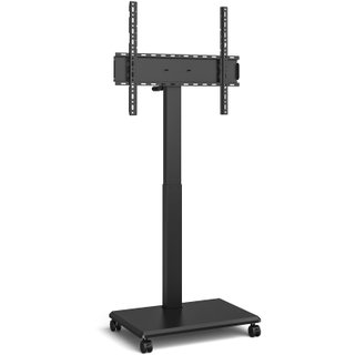 42 - 75 ' TV Floor Support with Black Horizontal/Vertical Adjustment - Techly ICA-TR 101 B