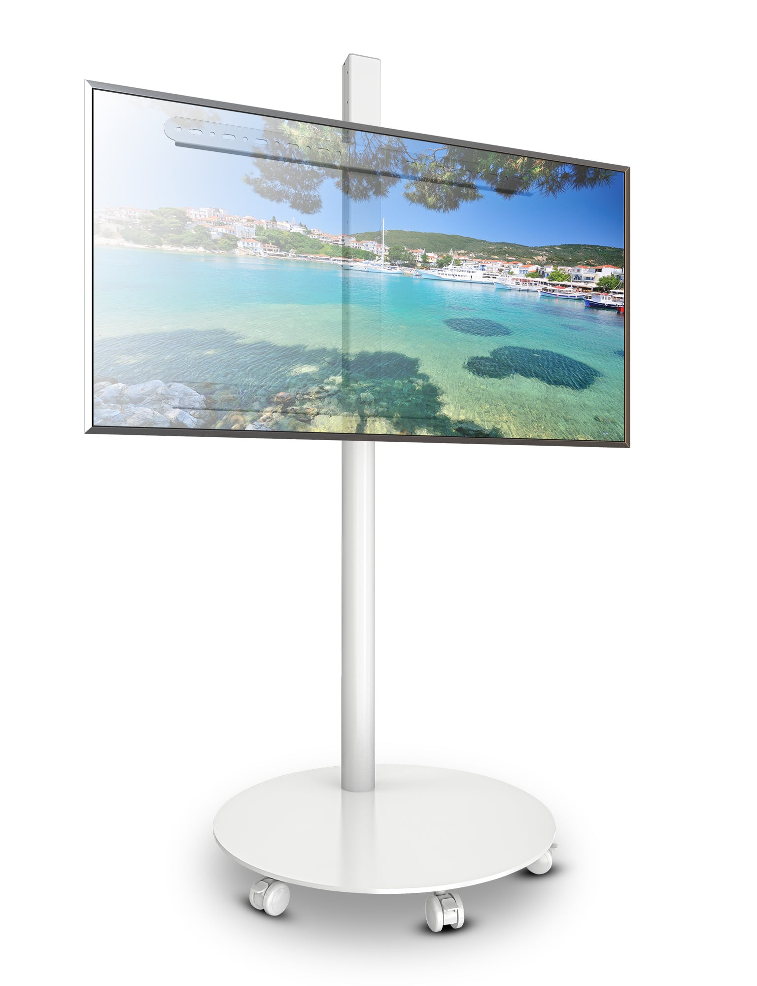 Supporto a Pavimento Trolley TV LCD/LED/Plasma 32-70'' Bianco - Techly ICA-TR102W