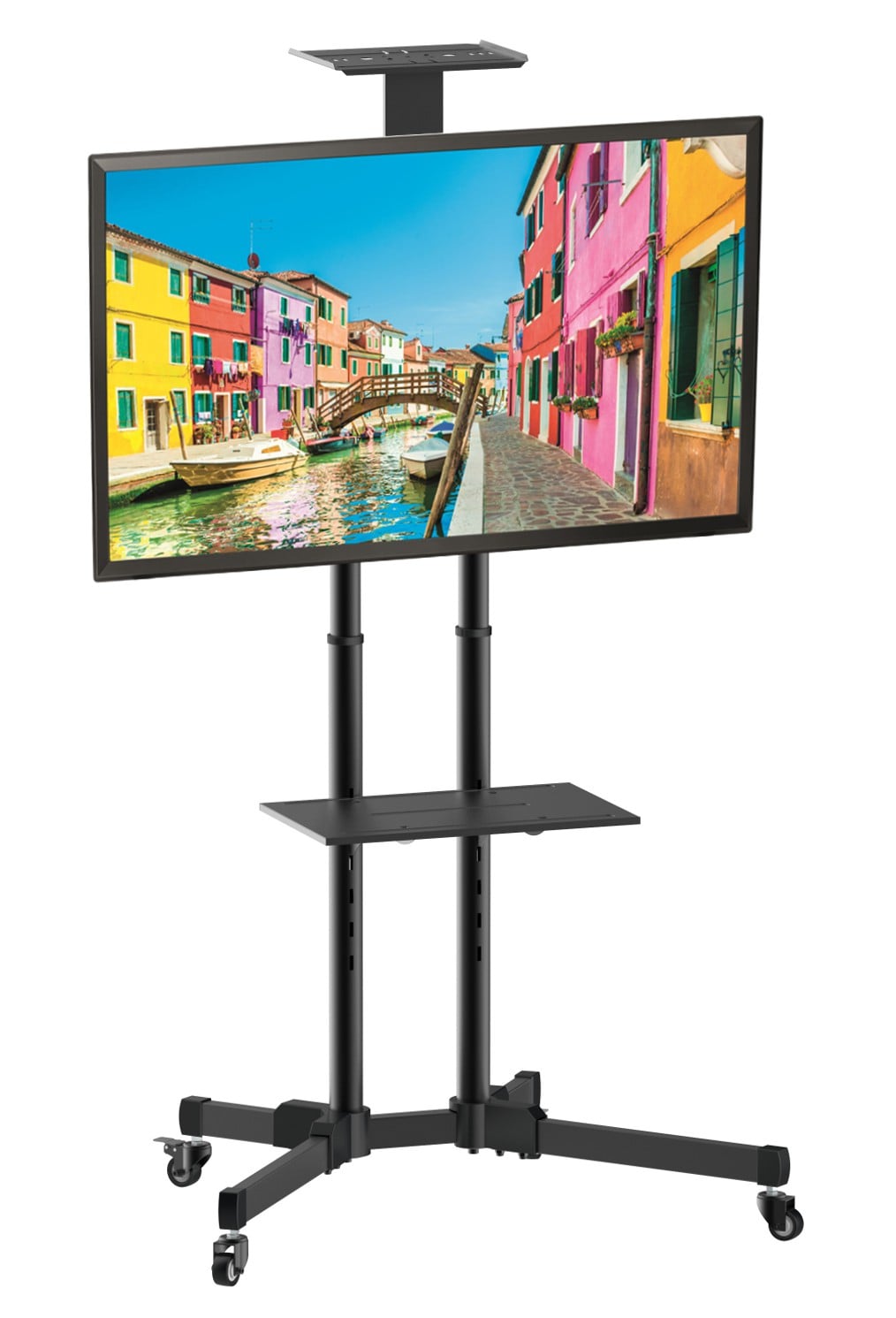 Trolley da Pavimento con Mensola per TV LCD/LED/Plasma 37-70'' - Techly ICA-TR16T