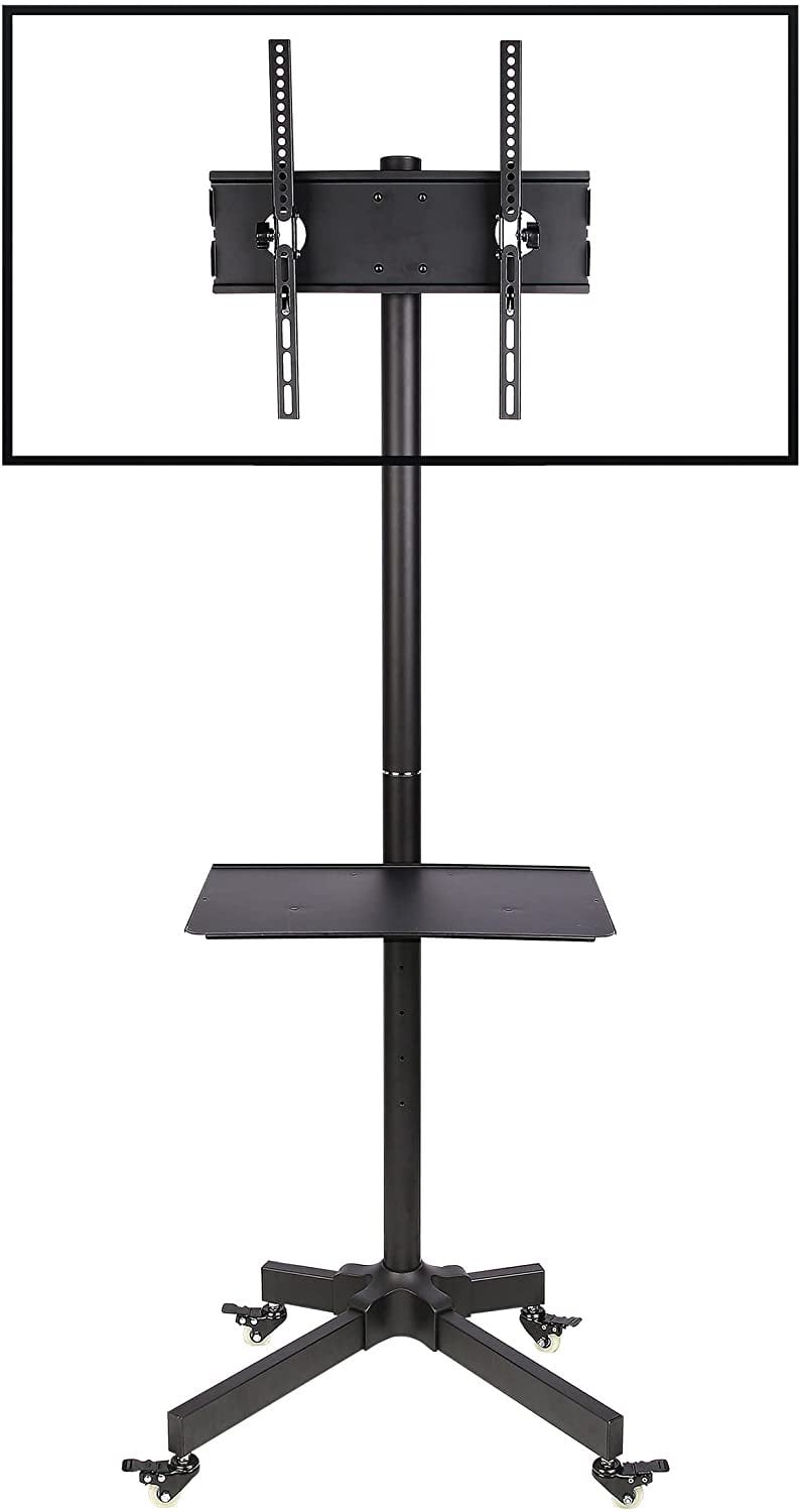 Supporto a Pavimento con Mensola Trolley TV LCD/LED/Plasma 23''-55'' - Techly ICA-TR21
