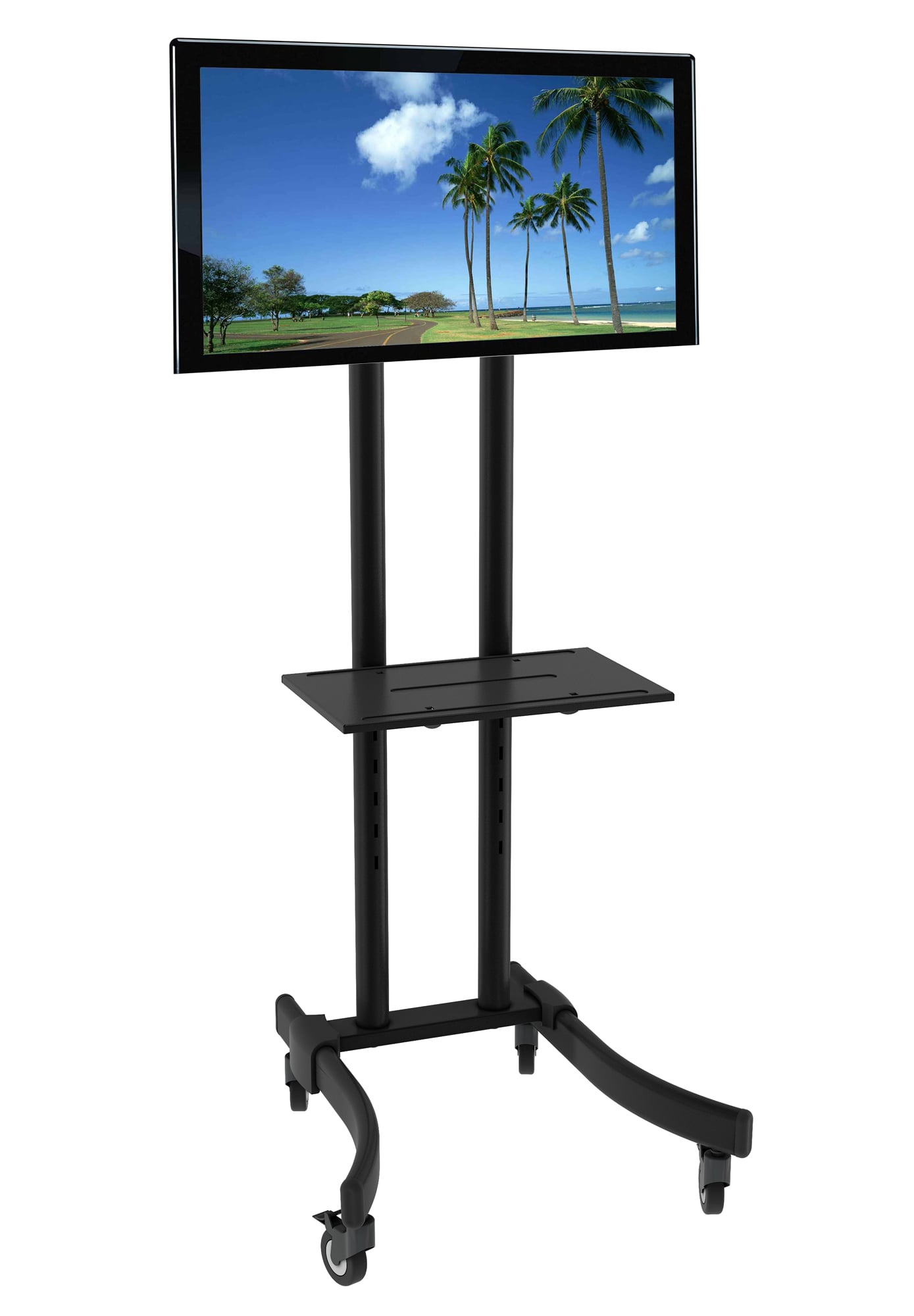 Supporto Mobile da Pavimento per TV LED/LCD 32-70'' con Mensola - Techly ICA-TR23
