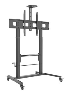 Supporto a Pavimento per TV con Altezza Regolabile per TV da 52'' a 110'' - Techly ICA-TR230
