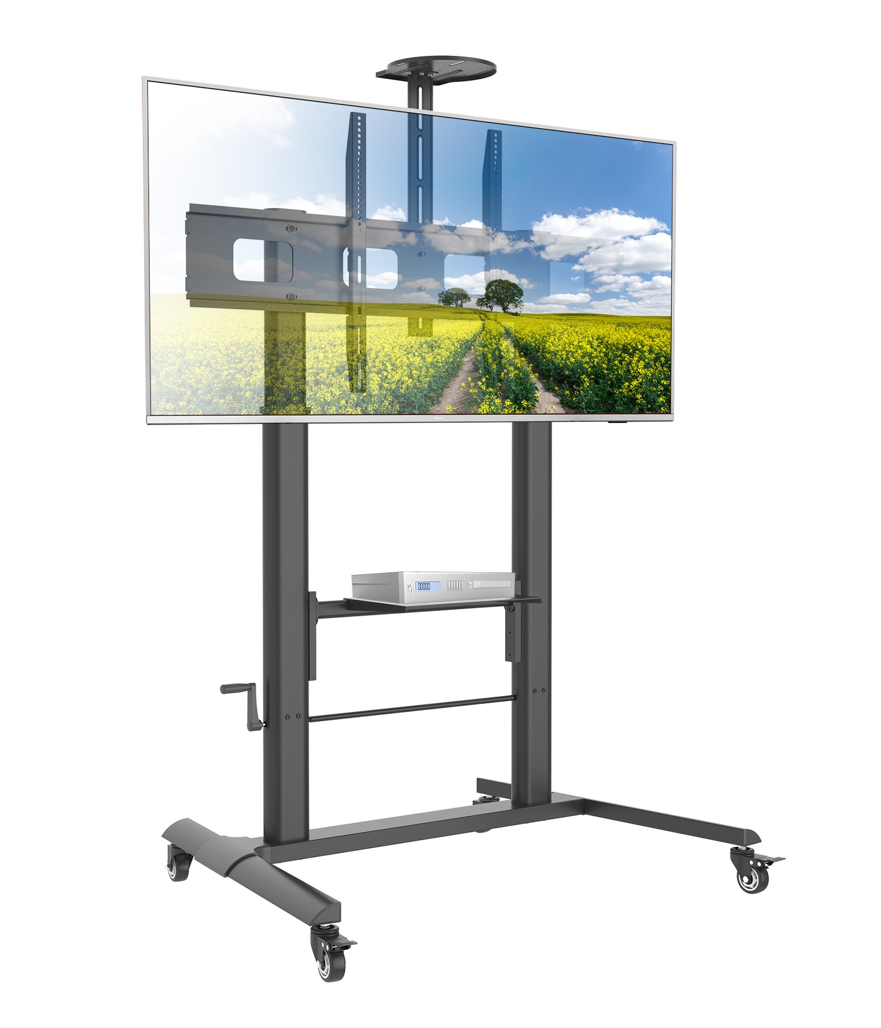 Supporto a Pavimento per TV con Altezza Regolabile per TV da 52'' a 110'' - Techly ICA-TR230