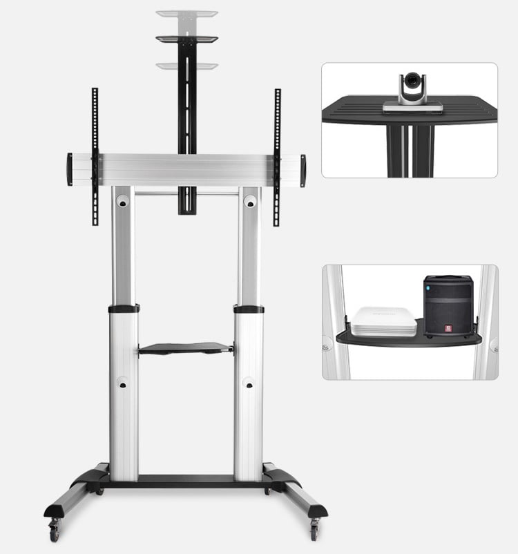 Supporto mobile da pavimento per TV Ultra larghe 60-100'' - Techly ICA-TR24