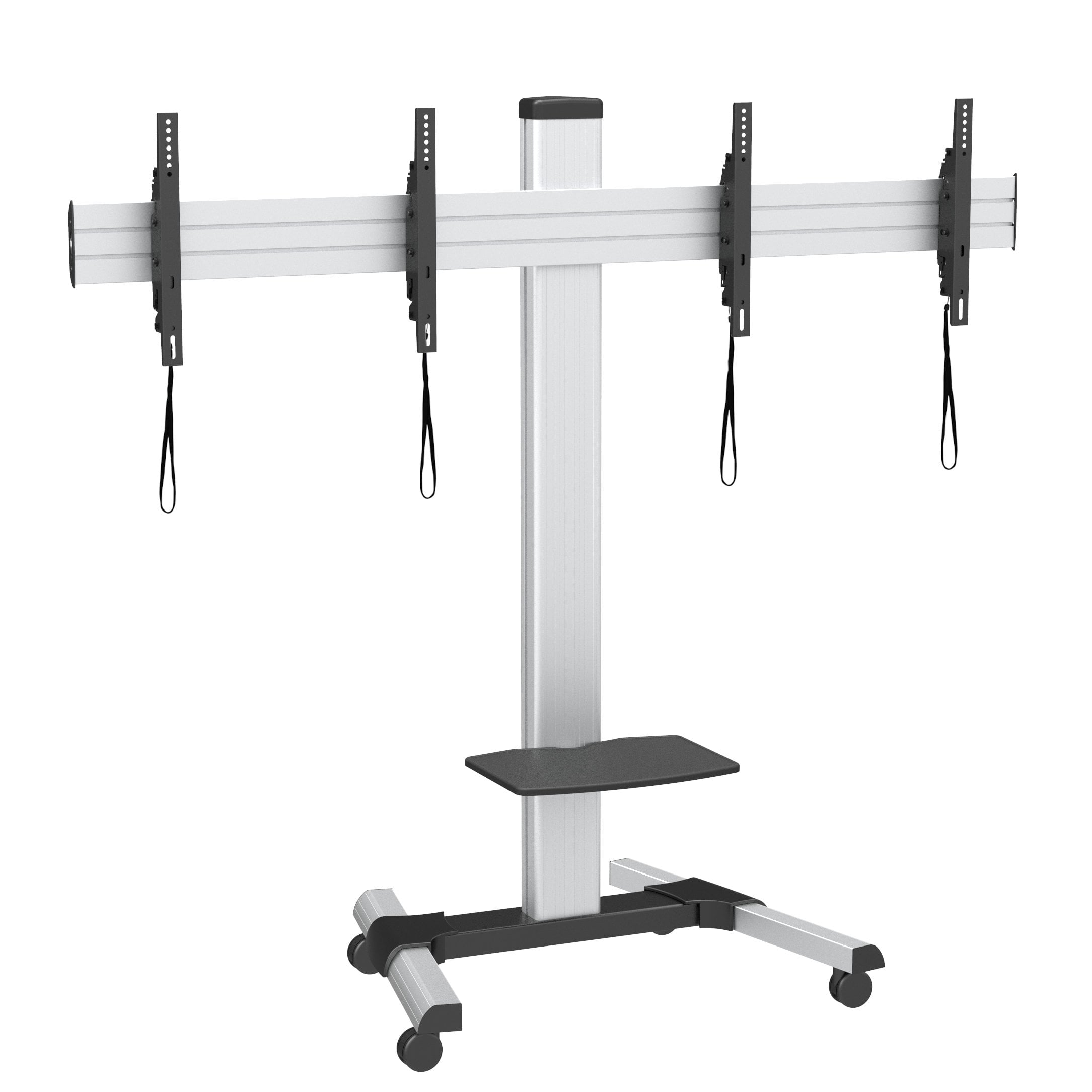 25 double screen video wall trolley - 55 " - Techly ICA-TR 2 VWH