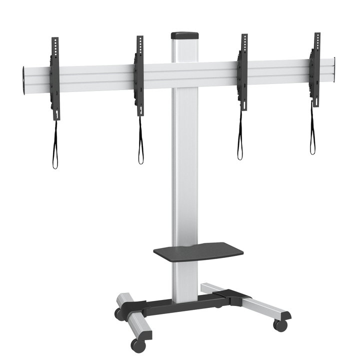 25 double screen video wall trolley - 55 " - Techly ICA-TR 2 VWH