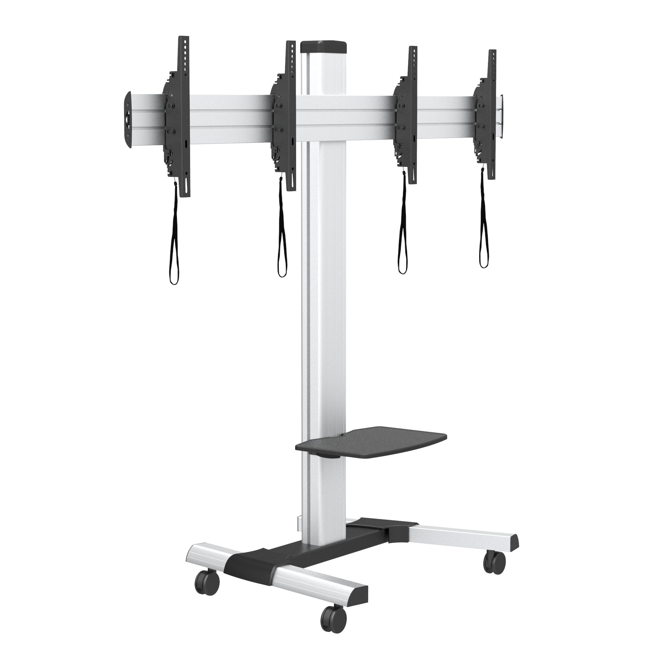 25 double screen video wall trolley - 55 " - Techly ICA-TR 2 VWH