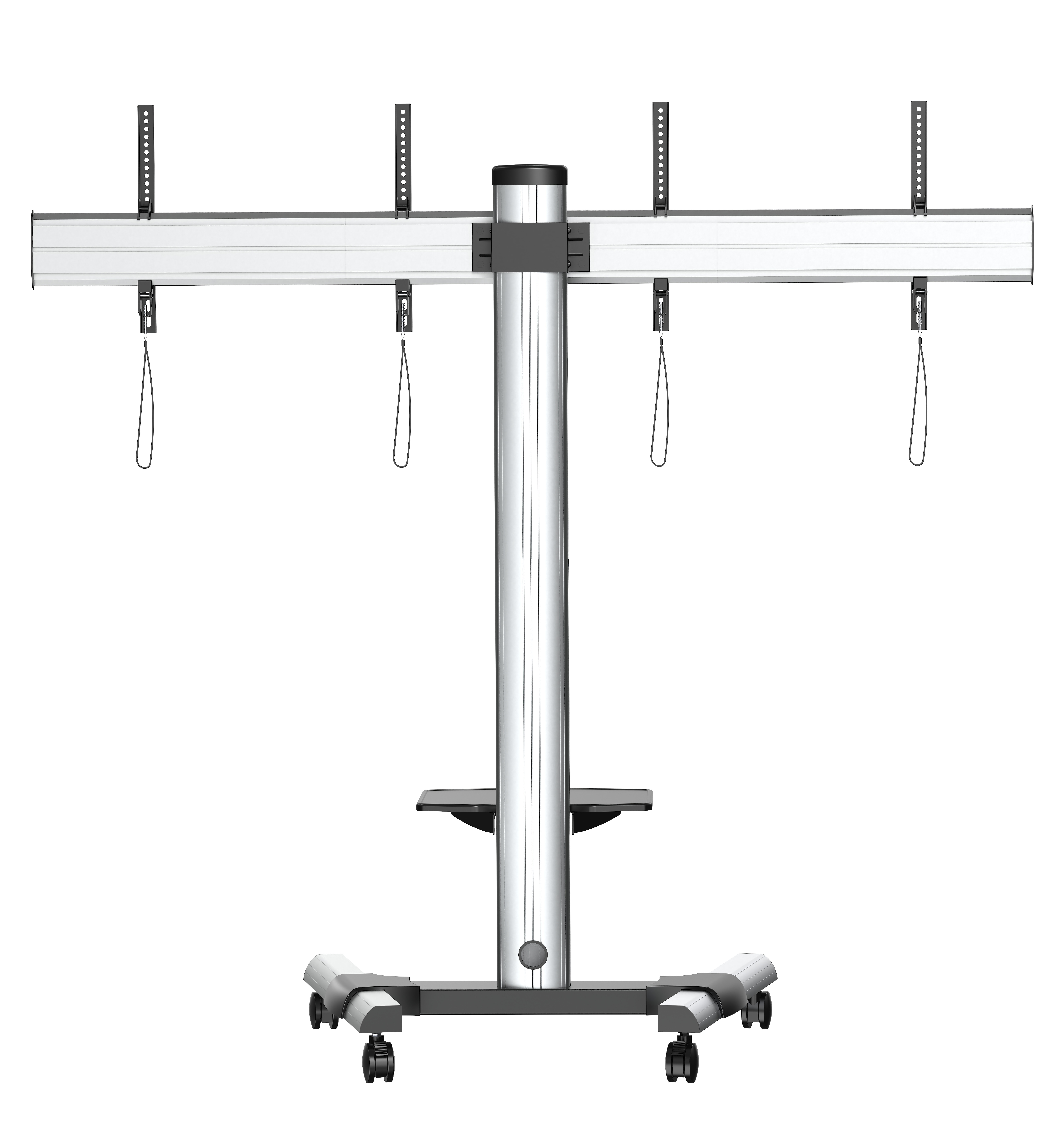 25 double screen video wall trolley - 55 " - Techly ICA-TR 2 VWH