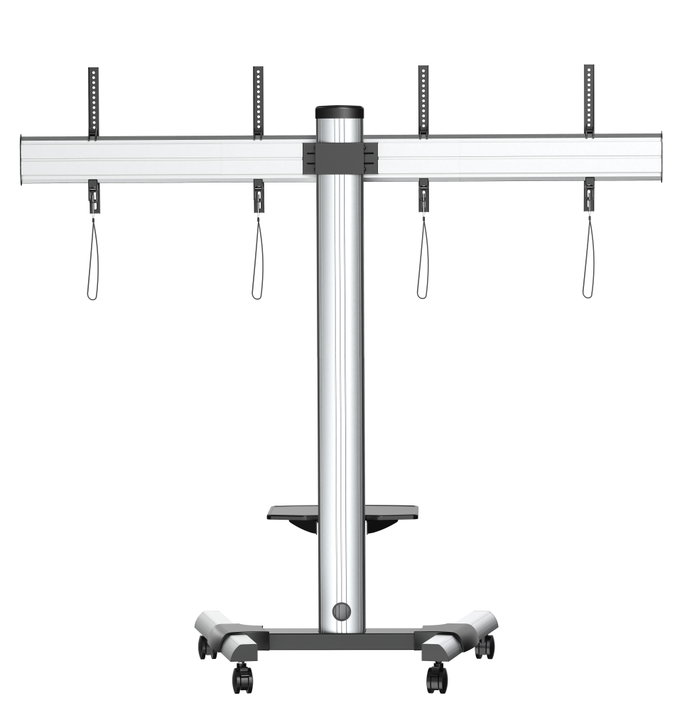 25 double screen video wall trolley - 55 " - Techly ICA-TR 2 VWH